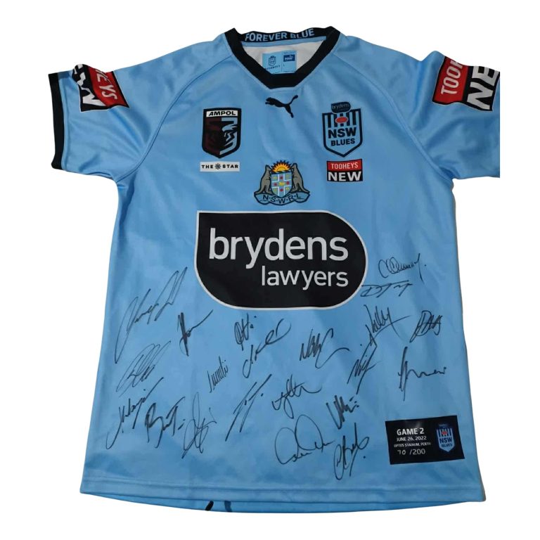Signed NSW Origin Jersey